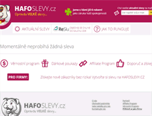 Tablet Screenshot of hafoslevy.cz